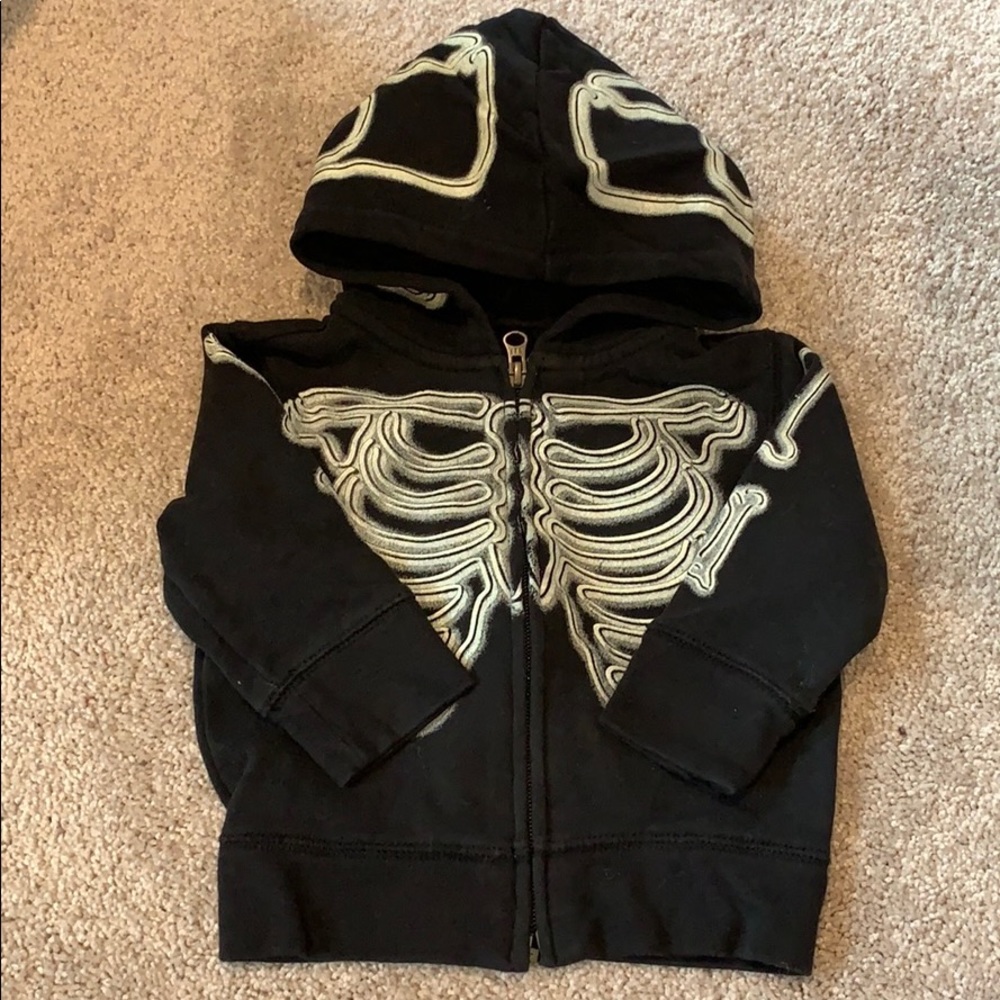 GAP Glow in the dark Skeleton Hoody